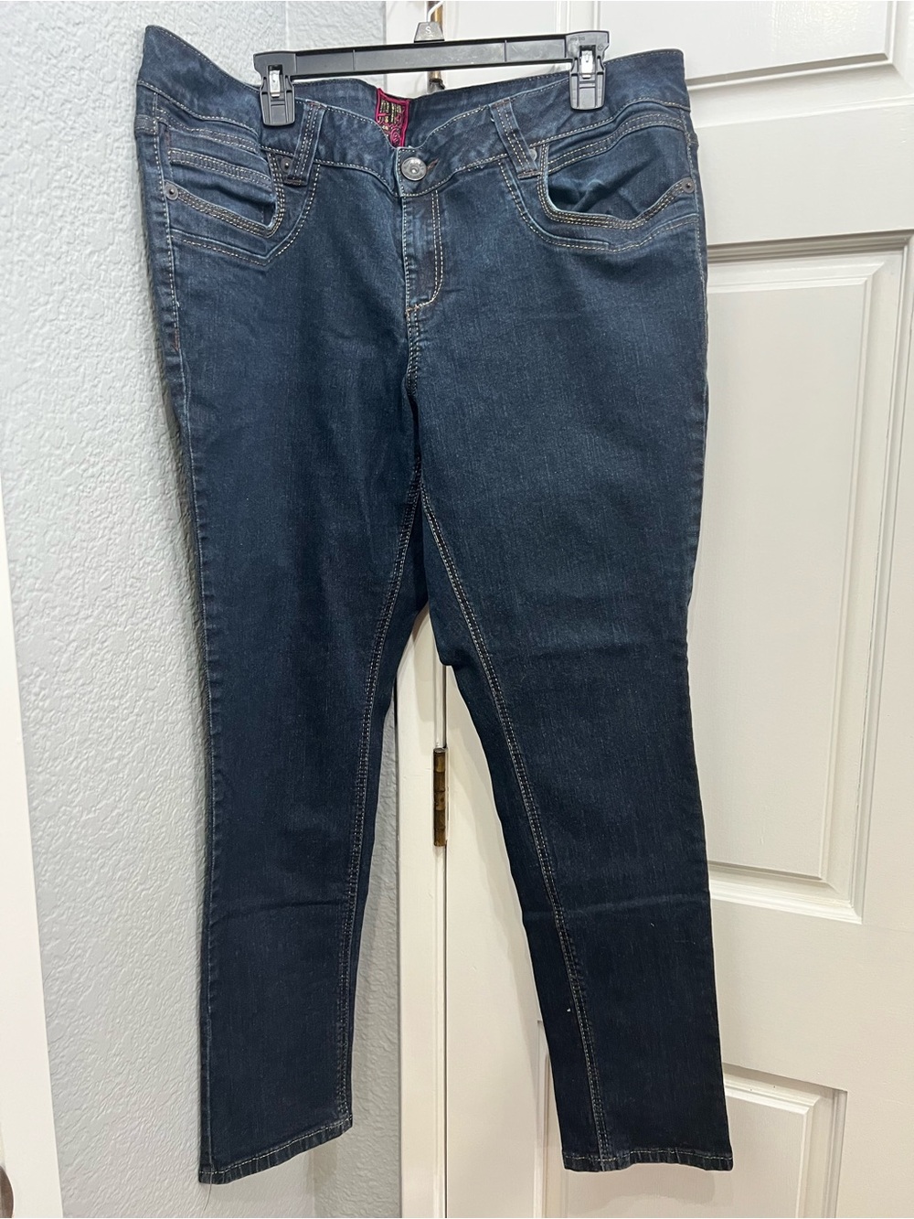Vintage Torrid jeans with gold stitching